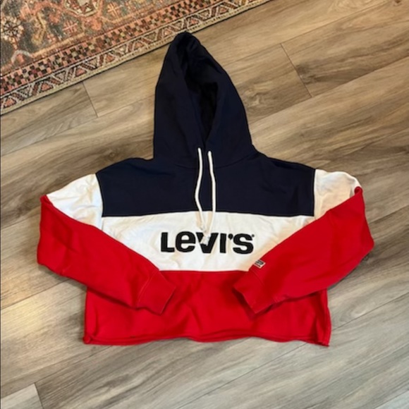 Ladies Levi’s Cropped Hoodie - Picture 1 of 6